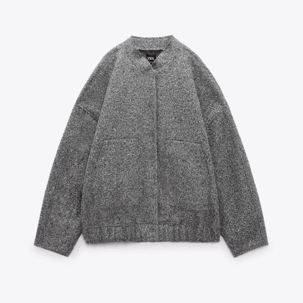 Zara Oversized Bomber Jacket